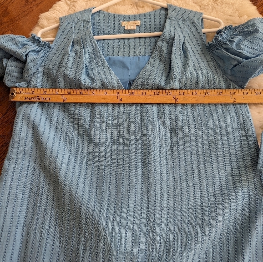 Anthropologie shoshana Francesca open-shoulder dress 6 - Picture 12 of 15
